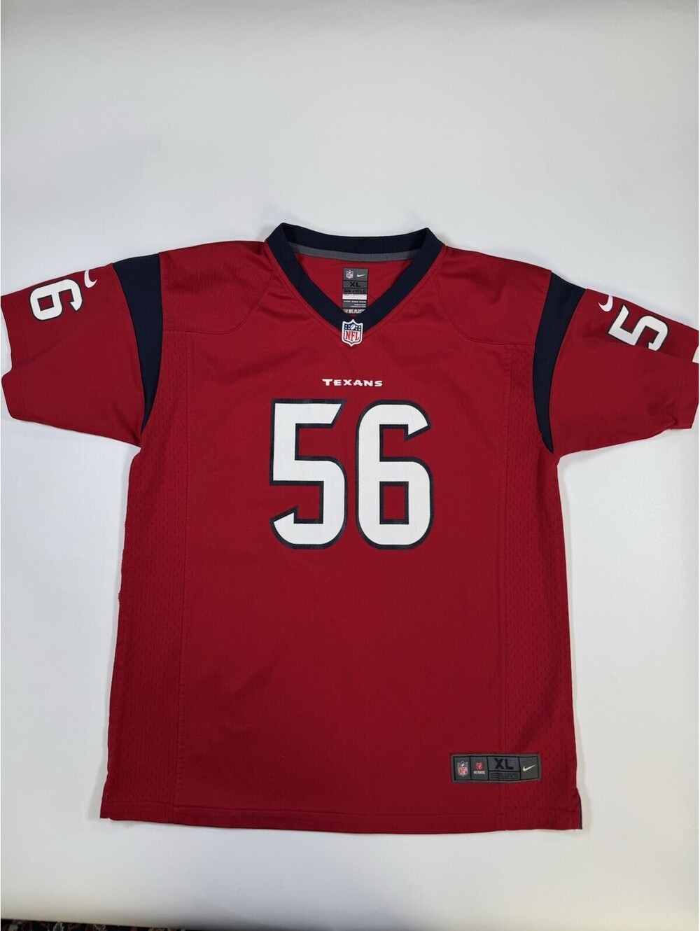 Houston Texans Brian Cushing #56 Nike On Field NFL Jersey YXL *Flaws